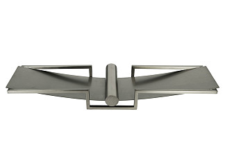 58DB-08309 Декоративная ваза, цвет матовый никель 61,5*18,6*8,3см