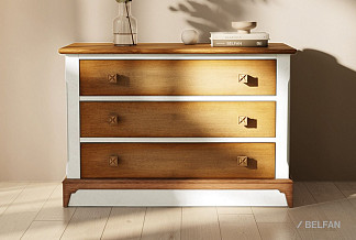 Комод "Бриансон"; жемчуг+дуб