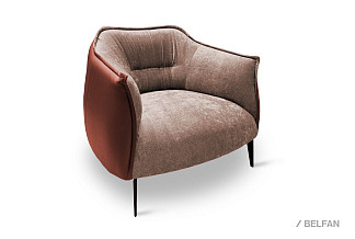 "Альберто" кресло; Vogue 03+Club Brown+Vogue 03  (гр.1/СМ+МТХ)