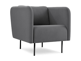 Кресло Орхет Велюр Серый