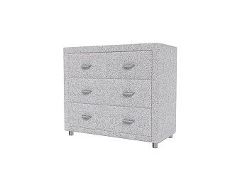Комод Verda 2/4 (Ткань: Микрошенилл Rialto Жемчуг) 92x48