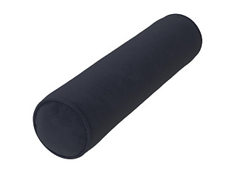 Подушка-валик Орматек декоративная из ткани (Микровелюр Laska 32 Синий кит) 17x70