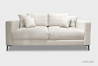 "Мэттью-2" диван 3-х местный; раскл.; 3М; "Тик-так" (1960x1400); черный; Noble 010 (гр.3/СМ)