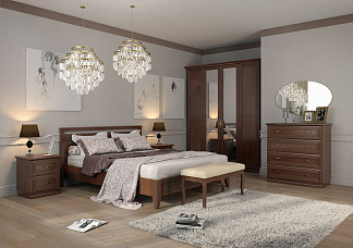 Спальный гарнитур Адажио 2 (7 элементов)