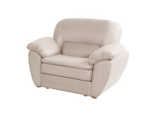Кресло Орматек Кресло-кровать Маэстро (Ткань: Экозамша Breeze Ivory Белый) 75x195