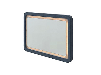 Зеркало Орматек Megapolis (ЛДСП Бунратти+ткань Бунратти/Sohu Джинс) 95x65