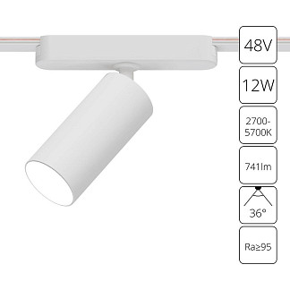 Трековый светодиодный светильник Arte Lamp Rapid A2958PL-1WH