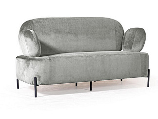 Орматек с металлическими опорами Dream (Ткань: Велюр Barkhat 26 Светло-серый) 73x152