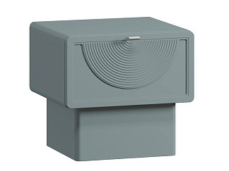 Тумба прикроватная Монсон 1.1-45x42 Серо-зеленый