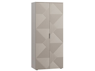 Распашной шкаф Шелтон 2-91x212 Латте