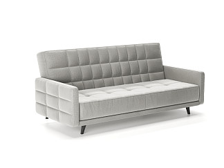 Орматек Диван-кровать Оливер (Ткань: Велюр Omega 01 Белый) 112x187