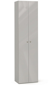 Шкаф 2дв., выдв.штанга гл.400, дл.594 (др.ручки) Chelsea серая