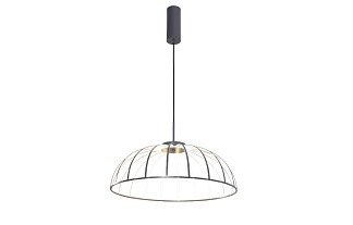 Подвесная люстра Vertex (серый) D600*H500/1900 LED*60W