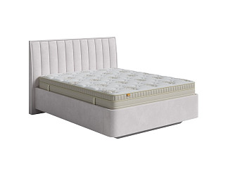 Кровать Fly Majesty с ПМ + Матрас Comfort Up Middle Plus (Ткань: Велюр Casa Лунный) 200x200