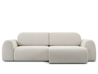 Диван угловой Лилт Bucle White