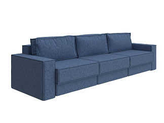 Орматек Диван-кровать Porto Hard трехсекционный (Ткань: Рогожка Levis 78 Джинс) 295x157