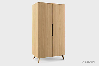 Шкаф для одежды 2-х дверный "Элва"; бейц-масло