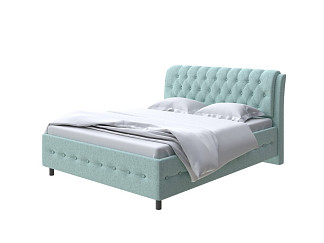 Кровать Como (Veda) 4 с ПМ + Матрас Orto Comfort Middle (Ткань: Шенилл Piano 15 Мятная свежесть) 200x200