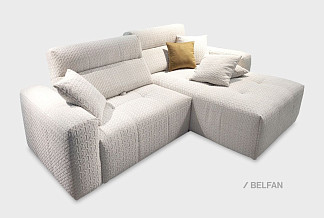 "Apollo Wide" диван с оттоманкой S; нераскл.; 1L+8R; правый; OW6733 2421 (гр. 2/Турция)