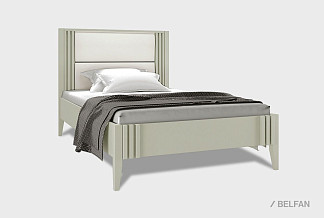 Кровать "Чикаго"; без основания, без матраса; (1200x2000); агат; Avelina 9534