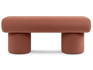 Банкетка Плум Велюр Терракотовый