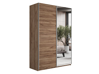 Шкаф-купе Lux 1600х2300х570 / Дуб табачный/зеркало