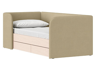 Детская кровать Модди 90 Велюр Бежевый