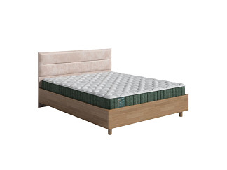 Кровать Орматек Albero Soft New с подъемным механизмом (Ткань/Массив (сосна) Антик (сосна)/Лофти Мокко) 140x220