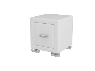 Тумба Орматек узкая OrmaSoft-2 (Экокожа Белый) 35x40