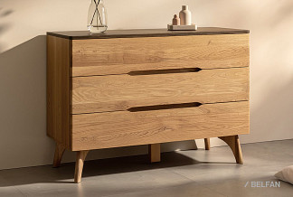 Комод "Элва" B-3; бейц-масло, графит