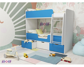 Кровать двухъярусная Малыш Двойняшка