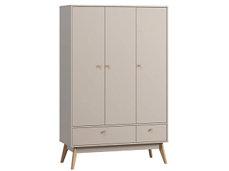 Распашной шкаф Торвалль 3-118x185 Латте
