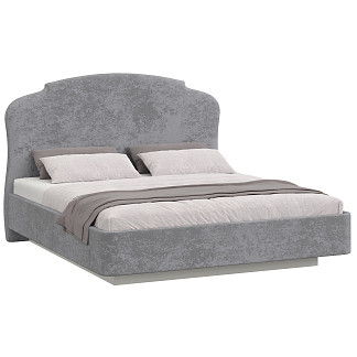 Кровать двуспальная 180х200 Селин с подъемным механизмом Монреаль серый