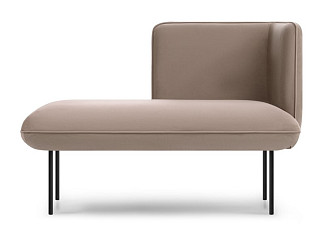 Кушетка Наск Велюр Латте
