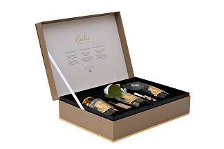 96CN-GP001 Набор подарочный Blonde vanilla - диффузор 90 мл, роза искусств., спрей 2*5мл, свеча 75гр