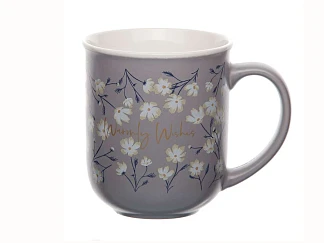 Кружка Beige Flowers 370 мл