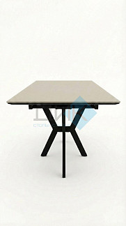 Обеденная зона: Стол DikLine DI100 + стулья Dikline 335 (4 шт)