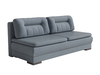 Орматек Диван-кровать Easy Home Base Middle (Ткань: Велюр Forest 17 Серый) 150x200