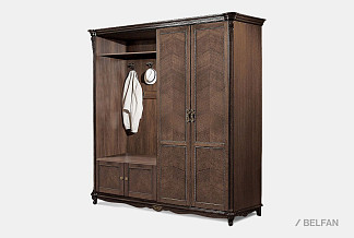 Шкаф комбинированный "Алези 2"; левый; табак