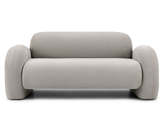 Кушетка Данго Букле Бежевый