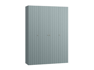 Распашной шкаф Моррис 4-175x242 Серо-зеленый