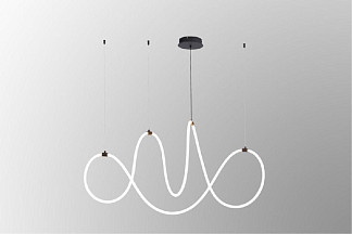 Подвесной светодный светильник Arte Lamp Klimt - A2850SP-80BK