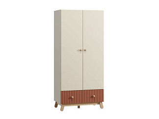 Шкаф детский Финни 2-96x210 Терракотовый