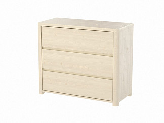 Комод Орматек Wood Home (Массив (сосна) Слоновая кость с брашированием) 90x40