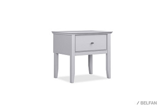 Тумба прикроватная "Адель"; светлый серый