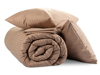 Комплект постельного белья Саффи евро Brown