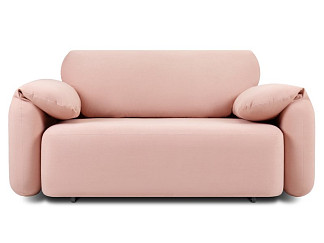 Диван прямой Тут Рядом Обнимаемся 140 Вельвет Розовый