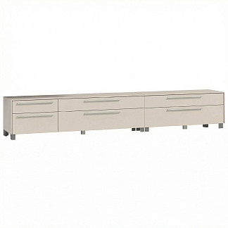 Две тумбы под телевизор Сохо беж с паспарту Сохо беж