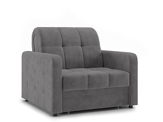 Орматек Диван-кровать Berlin Hard (Ткань: Велюр Ultra Осенний туман) 80x200