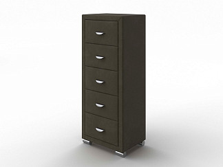 Комод Орматек OrmaSoft 2 (5 ящиков) (Ткань: Микровелюр Laska 53 Можжевельник) 50x40